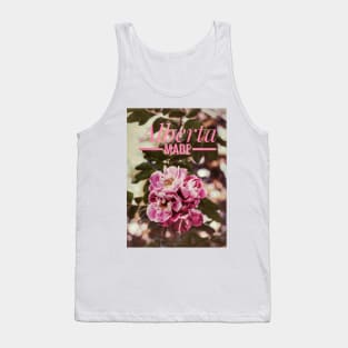 Alberta Made Poster with Alberta roses Tank Top